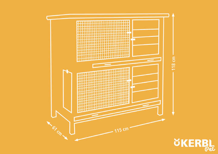 KERBL Nagerhaus Appartement Flat